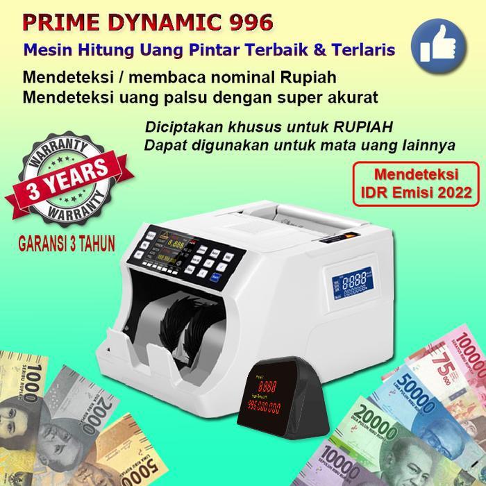 luhd- Mesin Hitung Uang Prime Dynamic 996, Mesin Penghitung Uang Dan Mendeteksi Keaslian