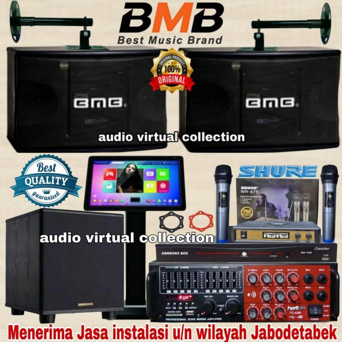 Paket Karaoke Bmb Komplit ( Plus Subwoofer Dan Player Karaoke ) Murah