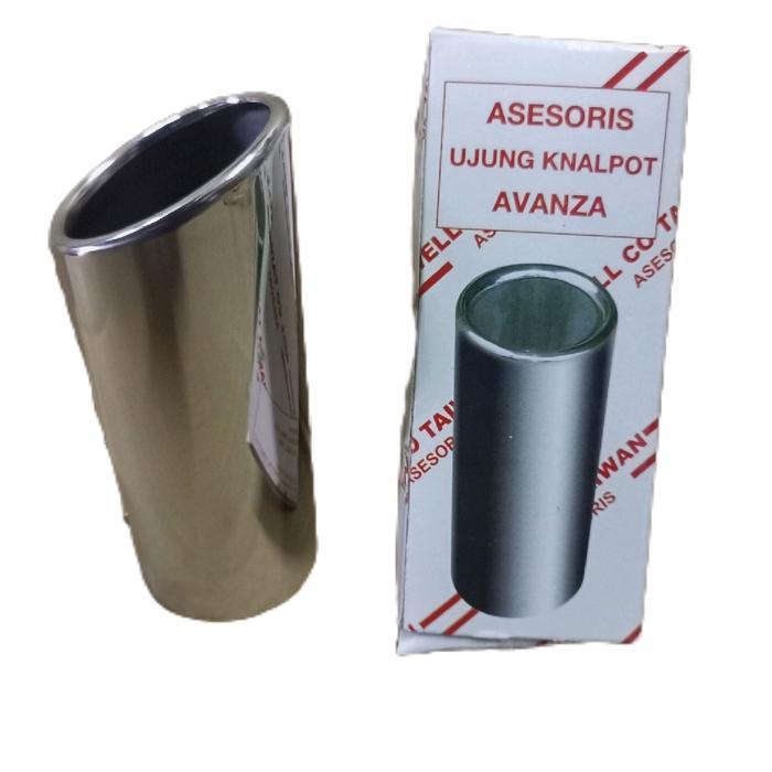 Aksesori Mobil - Ujung Knalpot Avanza /Xenia Lama VVTI, MUFLER SAMBUNGAN BUNTUT Ujung Knalpot