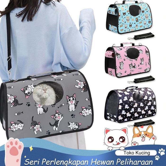 Toko Kucing Tas kucing kucing ransel tas kargo hewan peliharaan pembawa hewan peliharaan kucing
