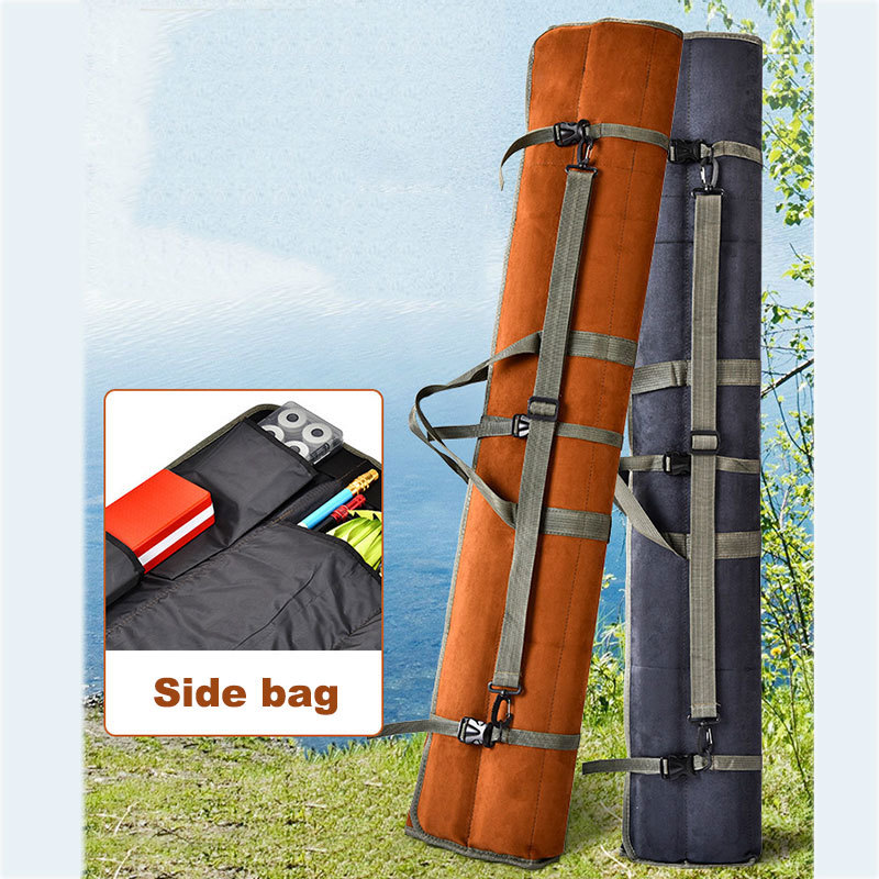 150Cm Fishing Rod Bag Portable Single Layer Case Fishing Tackle Storage Accessories Roll Up Foldable