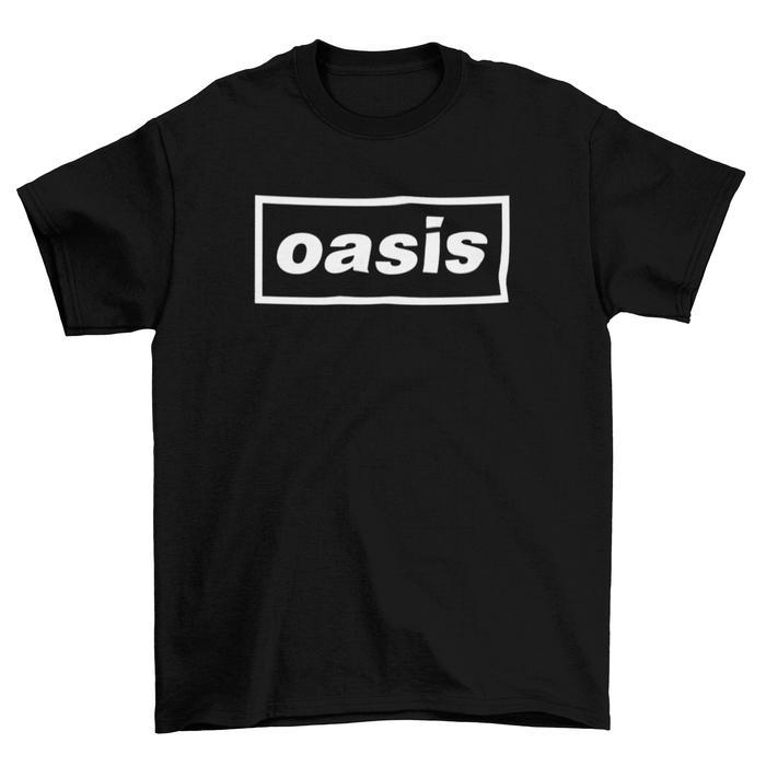 nb4m- Tomoinc Kaos Band Oasis - Big Logo Black