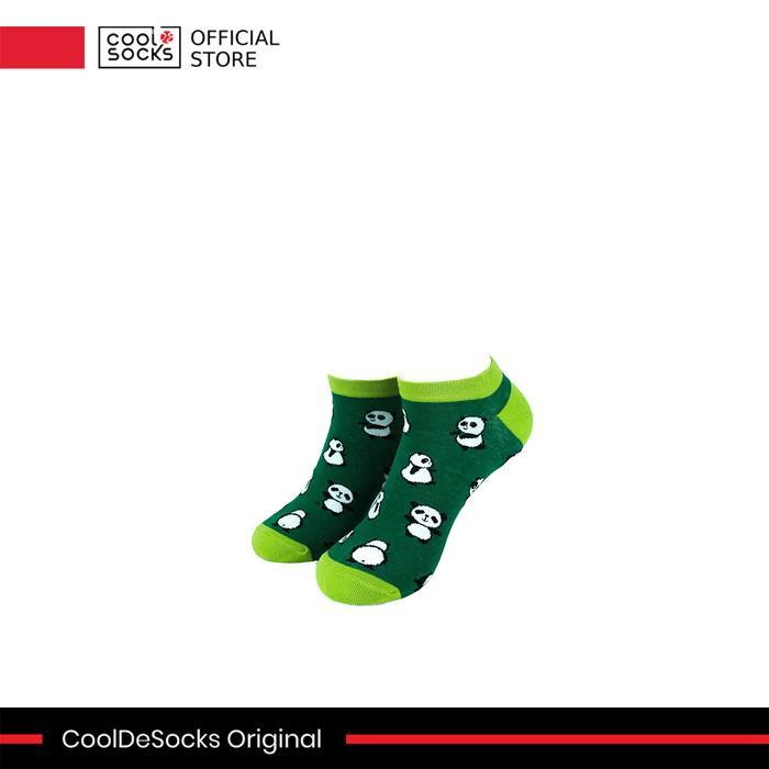 Kaos Kaki Pendek Cooldesocks Original Panda Green