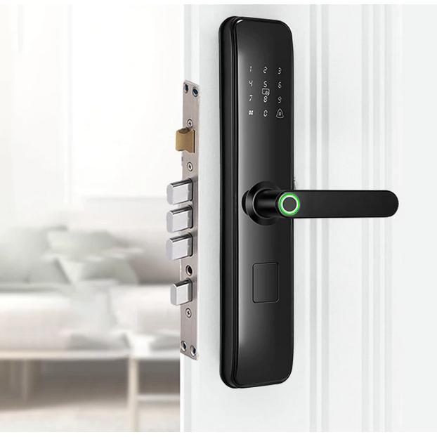 Kunci Pintu Digital Kartu Kunci Pintu Sidik Jari Smartlock Password Smart Door Automatic Premium