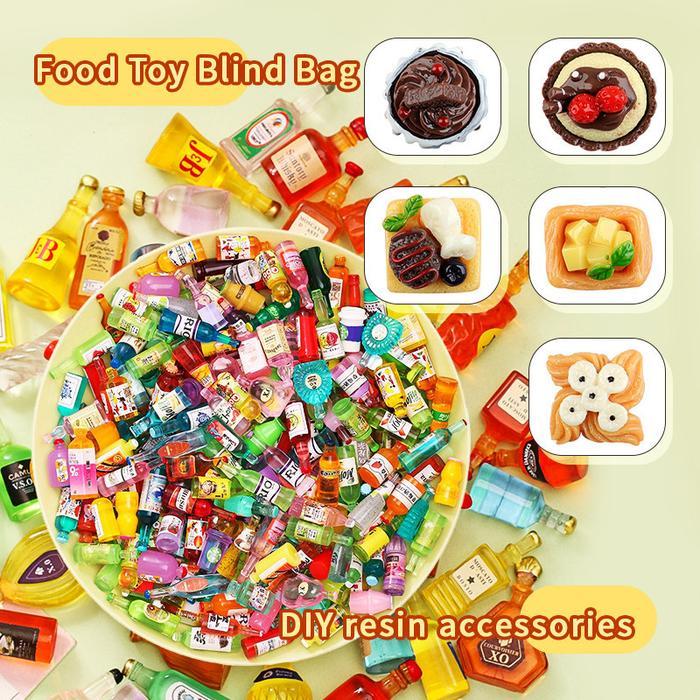 Tas Kejutan Mainan Makanan dan Minuman Miniatur Lucu Tas Buta