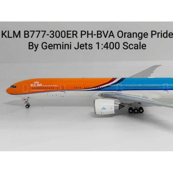 KLM B777-300ER PH-BVA Orange Pride By Gemini Jets 1:400 Scale