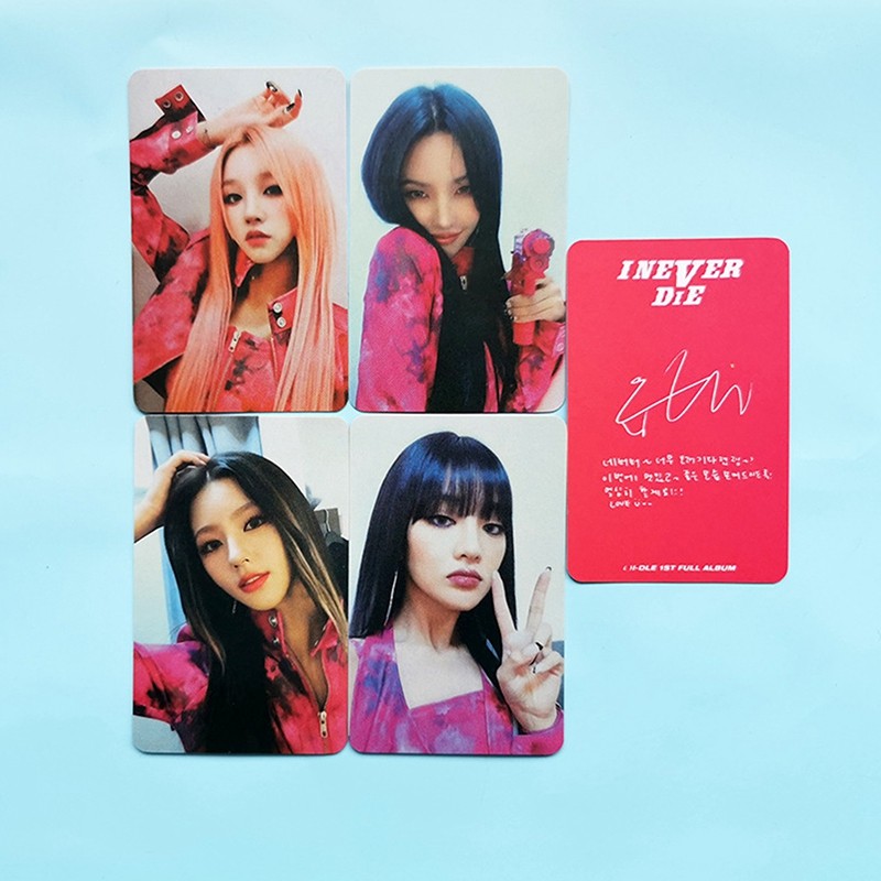 5Pcs/Set Kpop (G)I-Dle Album I Never Die Photocard Lomo Cards Small Card Postcard Collection Card Hi