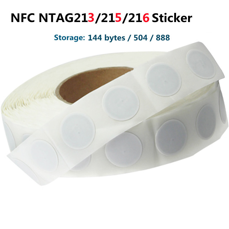50pcs 100pcs Ntag213 Ntag215 Ntag216 NFC Tags NFC Sticker Ntag 213 215 216 RFID NFC tag Stickers