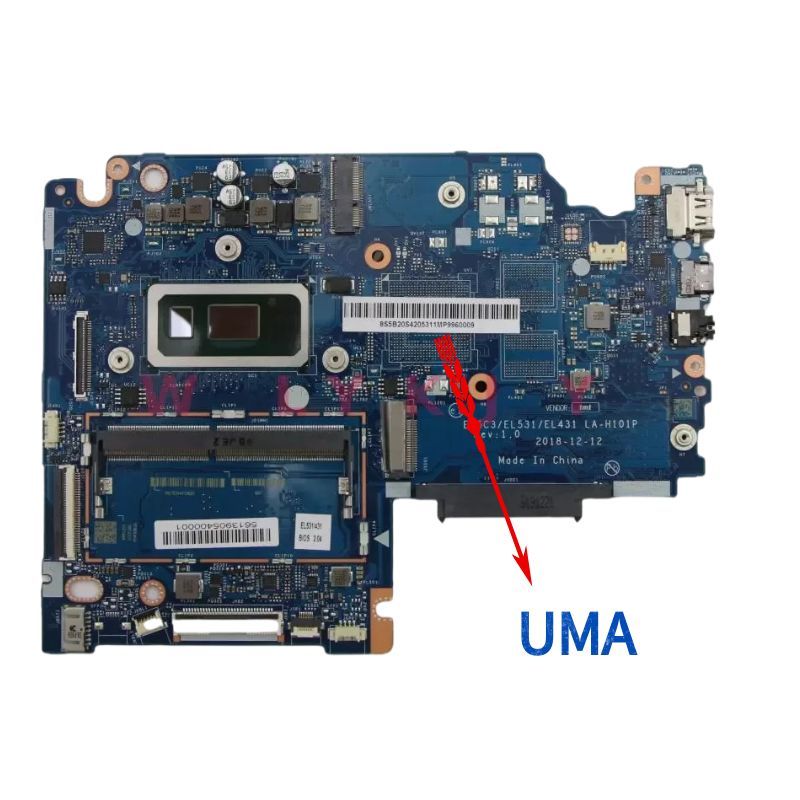 LA-H101P.For Lenovo S340-14IWL S340-15IWL Laptop Motherboard.With CPU i3-8145U i5-8265U i7-8565U.4GB
