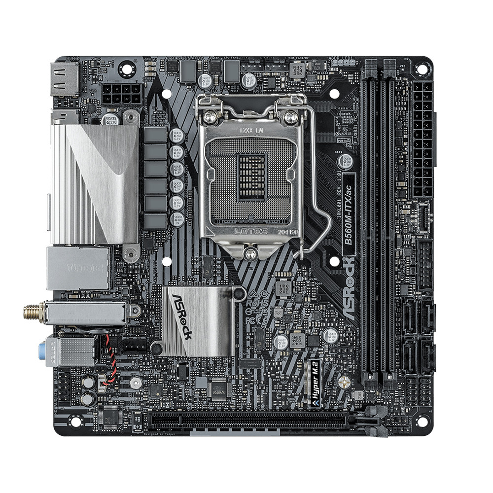 NEW ASRock B560M-ITX/ac Motherboard Support 10/11th-Gen Intel CPU DDR4 64GB Mini-ITX LAG 1200 Mainbo