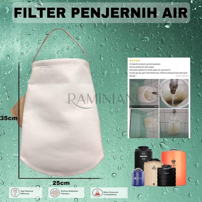 filter air/saringan air kamar mandi/alat penjernih air/pembersih kran Keran Set