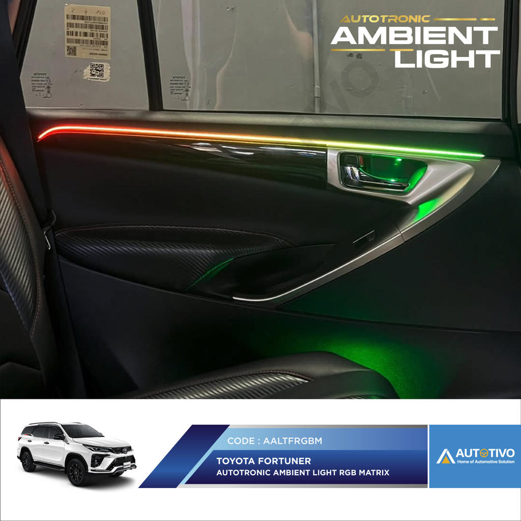 Ambient Light RGB Fortuner Lampu Mobil interior Universal