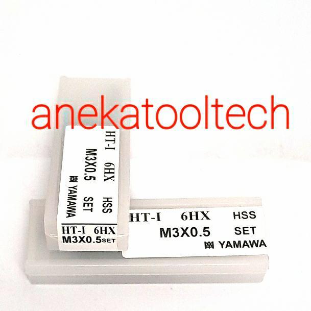 Handtap set YAMAWA 3x0.5 HSS isi 3pcs Tap HSS M3 YAMAWA