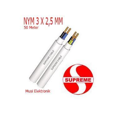 KABEL LISTRIK SUPREME NYM 3X2.5MM @50 METER