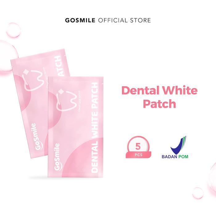Simanubike - Go Smile Dental White Patch - Perawatan Gigi Memutihkan dengan Glycerin Menthol PVP