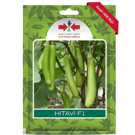 Yukkirim- Benih Bibit Terong Hijau Hitavi F1 Cap Panah Merah Sp Kemasan Asli