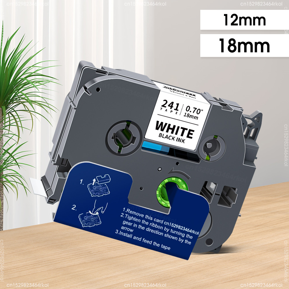 12Mm 18Mm Laminated Tape Compatible Tze Tape Tze231 Tze241 Tabel Tape Tze-231 Tze131 Tze-241 For P