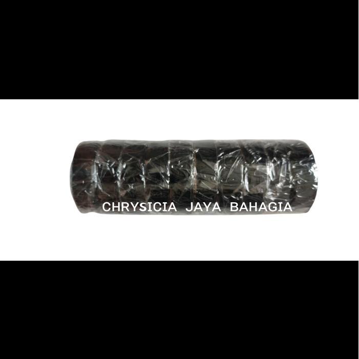 10Pcs - Isolasi Hitam Murah - Solatip PVC Hitam-Solasi Listrik[GROSIR]