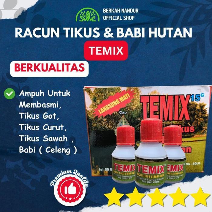 BERKUALITAS Racun TEMIX Racun Tikus Racun Babi