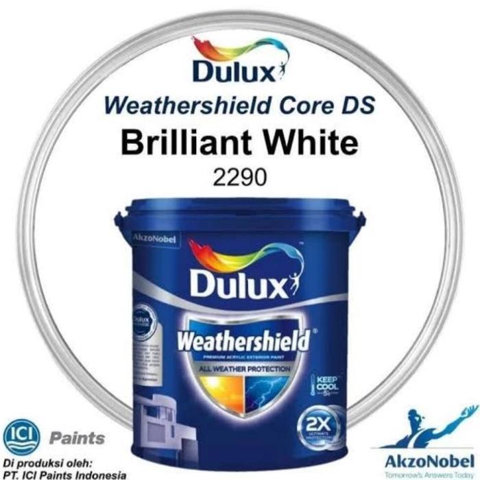 dulux weathershield brilliant white 20 liter