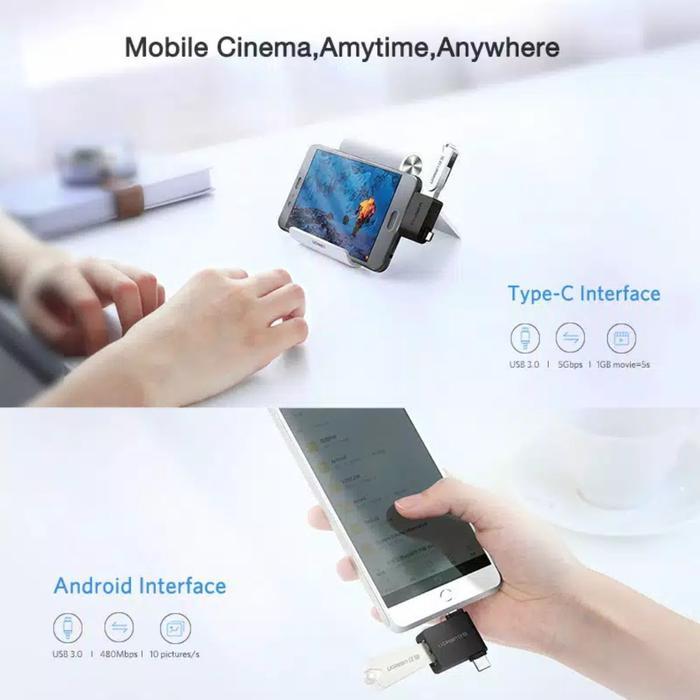 UGREEN USB OTG 2 IN 1 TYPE C + MICRO UGREEN OTG 3.0 USB C & MICRO USB