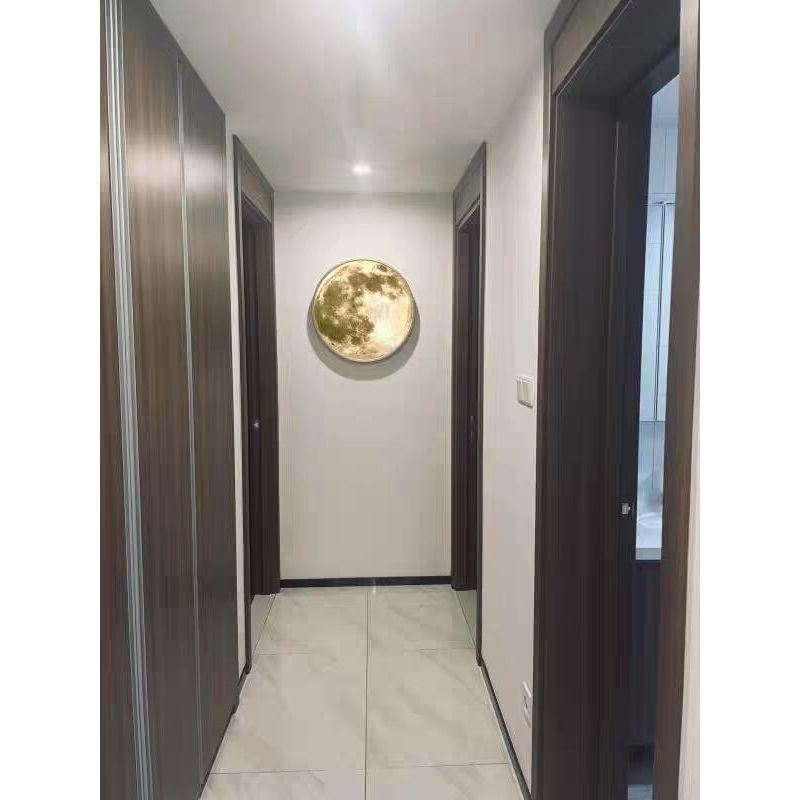 Moon Wall Lamp Living Room Background Wall Modern Simple Wall