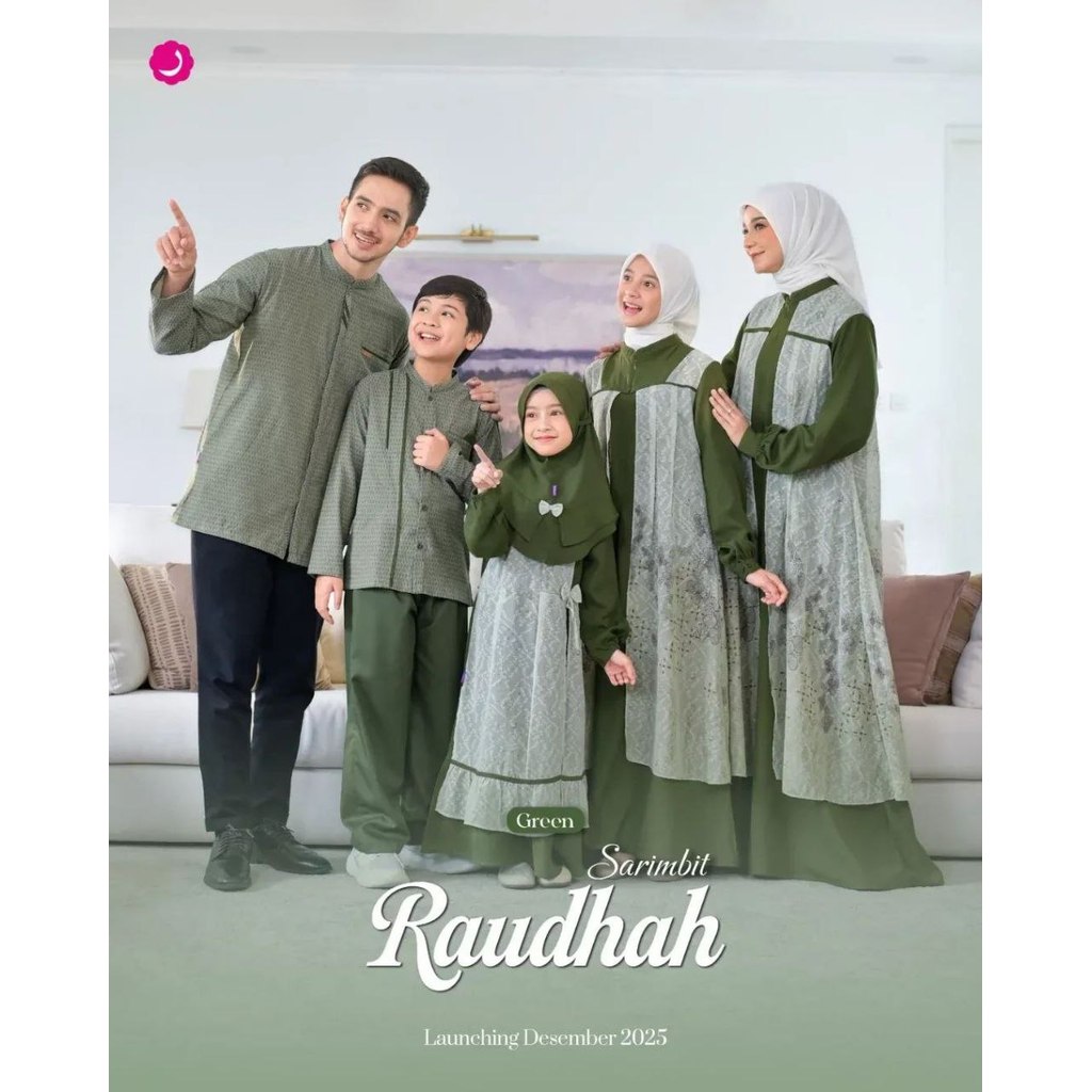 SARIMBIT COUPLE RAUNA RAUDHAH SERIES GREEN
