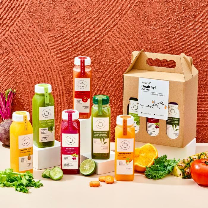 Healthy Hampers Pemulihan Kesehatan / Cold Pressed Juice 6 Botol