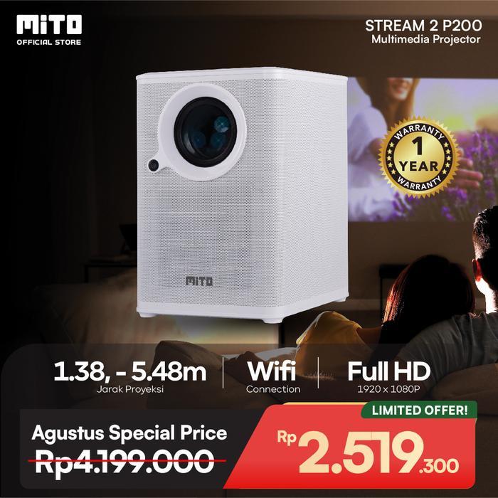 MITO Multimedia Projector Stream 2 P200 Smart Projector