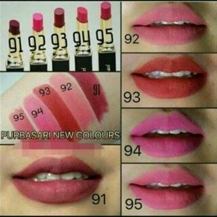 187z- Purbasari Color Matte Lipstick No.81 S/D 95 Original