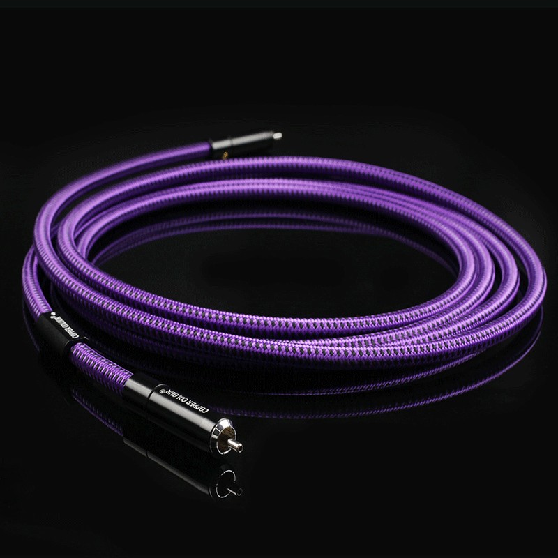 STOK TERBATAS  CopperColour CC SUB-MASA Subwoofer Cable Interconnect Cord OFC Pure Copper Hifi Conne