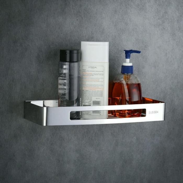 Ikea Home - Rak Sabun Stainless . Tempat Shampoo . Rak Kamar Mandi . Rak Bumbu