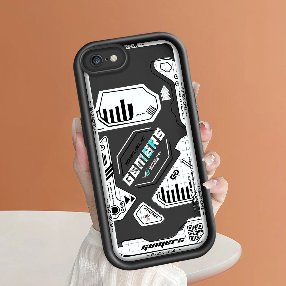 Casing Hp Untuk Compitable With iPhone 6 6S Plus Phone Case Lembut Cassing Cool Kesing 5568