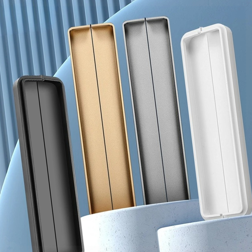 Black Simple Sliding Door Handle Hidden Cupboard Drawer Handles Built-In Wardrobe Pulls Invisible