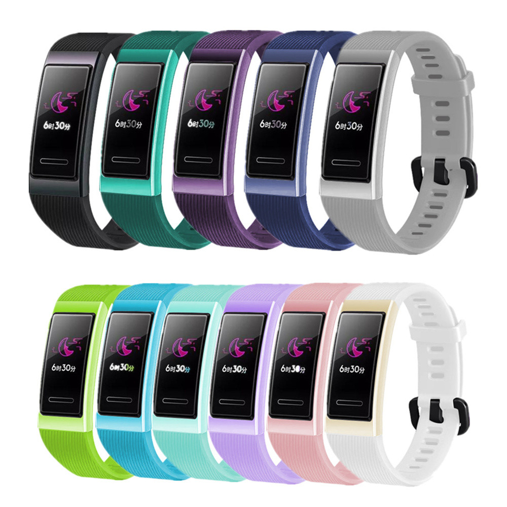 Silicone Watchband For Huawei Band 4 Pro Strap Smart Watch Band Wrist Strap For Huawei Band 3 / 3Pro
