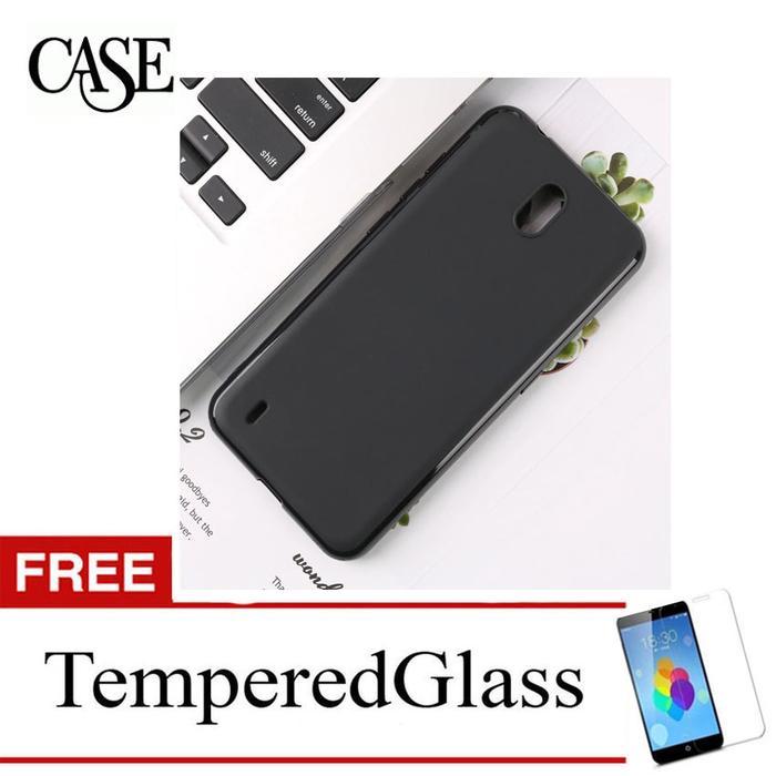 Black Soft Case For Nokia C1 2020 - Ta-1165 - 5.45 Inch - Gratis Tempe