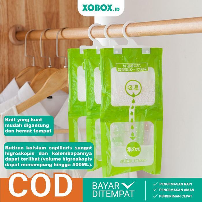 Kantong Penyerap Lembab Kantong Dehumidifier Lemari Penyerap Lembab & Anti Jamur Penyerap Lembab
