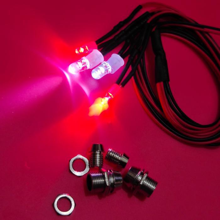 Lampu LED Rc Car MN WPL Axial 1/10