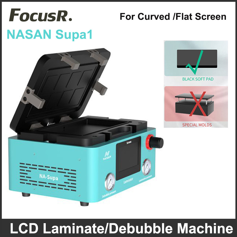 NASAN NA-SUPA1 2 in1 Mini Laminating Machine No Vacuum Pump Bubble Remove For For Flat Curved Screen