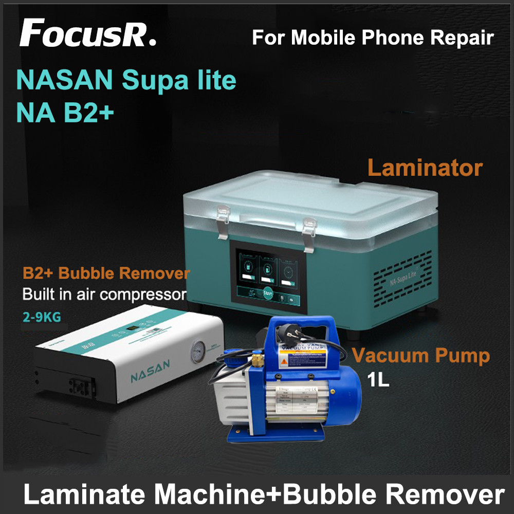 NASAN NA-Supa Lite Mini LCD Laminate Machine B2+ Bubble Remover No Need Air Compressor For 7inch Fla