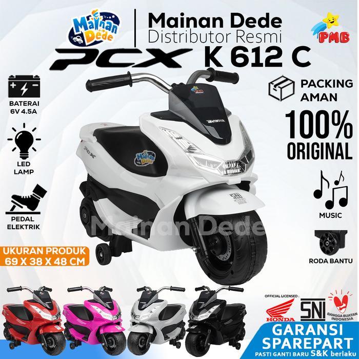 Mainan Motor Anak PMB PCX K612C AKI K612 Manual dorong PCX MINI