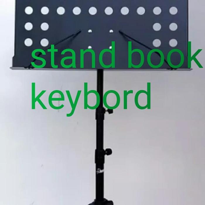 STAND BOOK MUSIC VOKAL KEYBORD /STAND TRIPOT BOOK FULL BESI