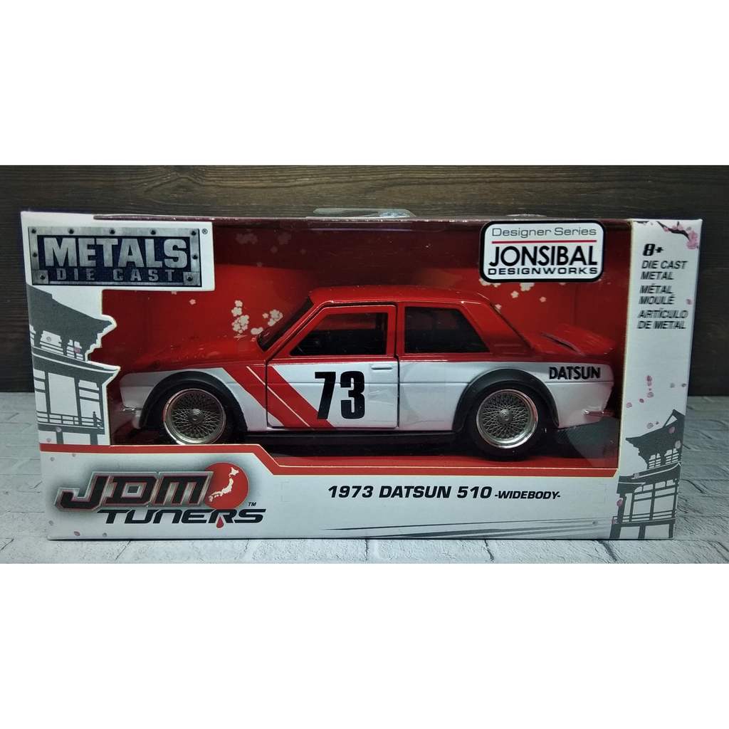 JDM TUNERS 1973 DATSUN 510 WIDE BODY SKALA 32 MERAH