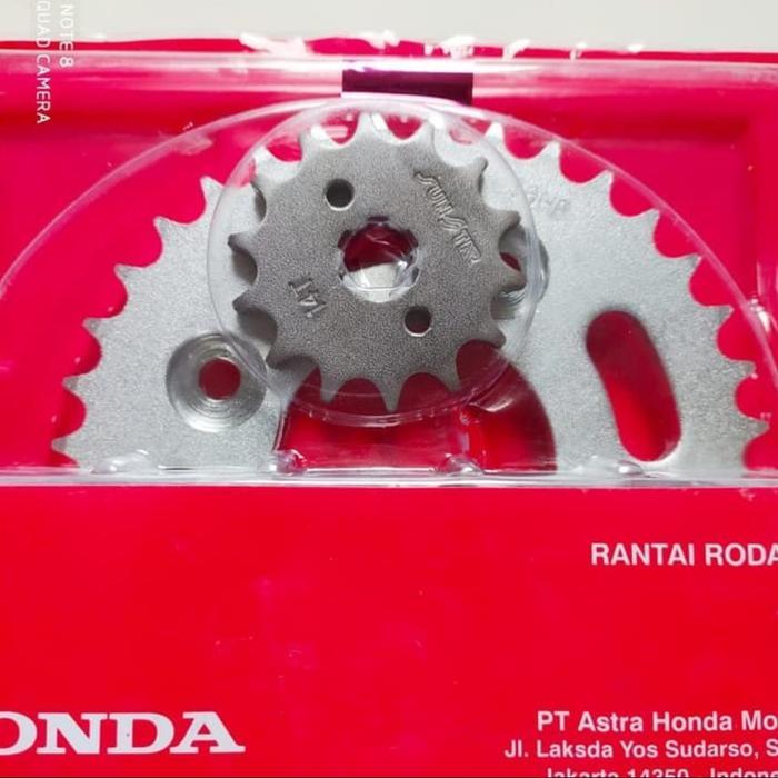 Bagus Gear Set Honda Supra X Lama Supra Fit New Kode Ktl-700 Ori Hgp Motor Sparepart Motorcycle