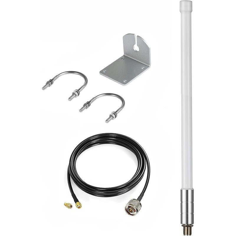 8dBi Long Range Cellular Ultra Distance LoRa Gateway Antenna Omni Glass Fiber 915MHz for Helium RAK