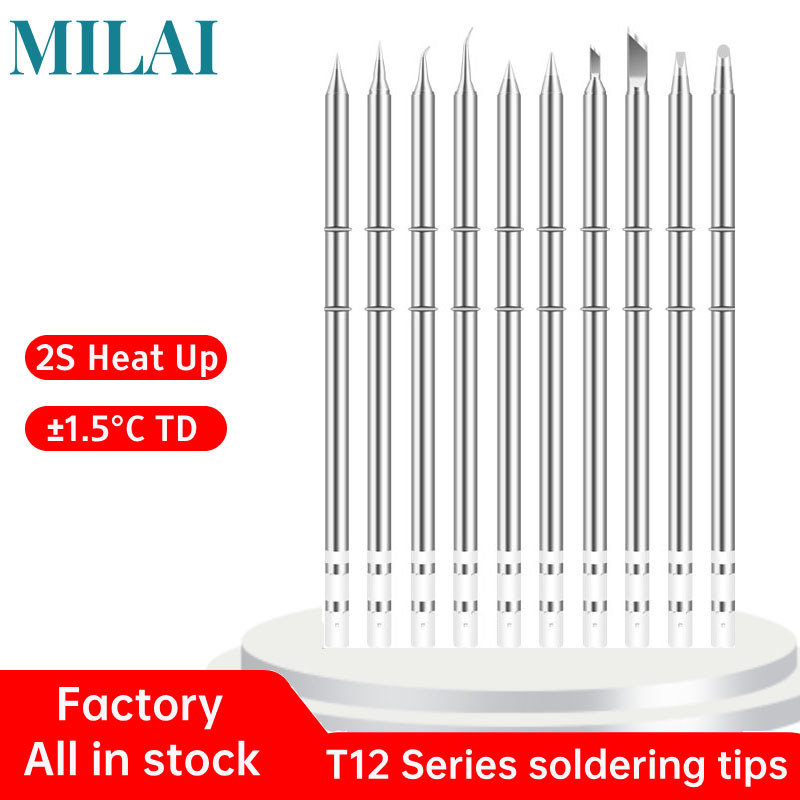 T12 Soldering Iron Tips Bcm2 Bcm3 Lead Free Electric Welding Tools For Hakko Fx951 Fx-952 Soldering