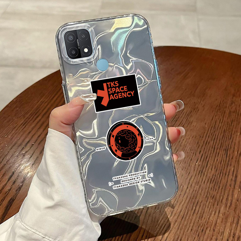 Casing Hp Untuk OPPO A15 A15s A35 Case Casing pola bola bulat Kasing HP Cesing pelindung Silikon Sof