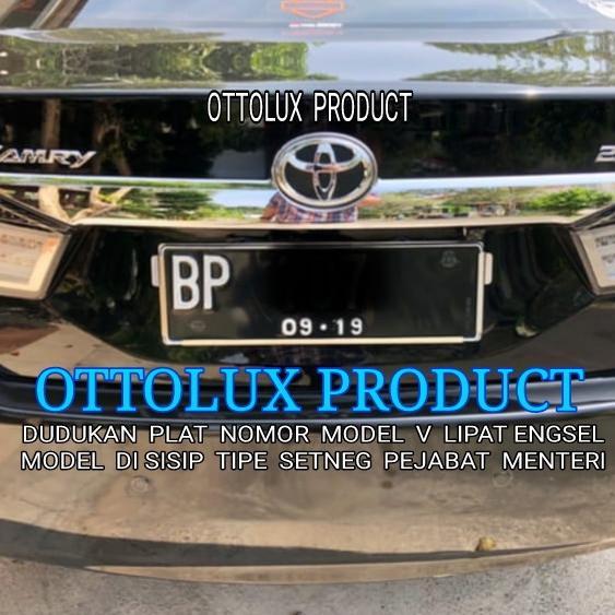 Dudukan Plat Nomor Toyota Innova Pajero Fortuner Honda Crv Hrv Rush