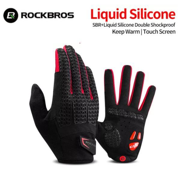 Sarung Tangan Sepeda Rockbros MTB Sepeda Lipat Roadbike Full Gel