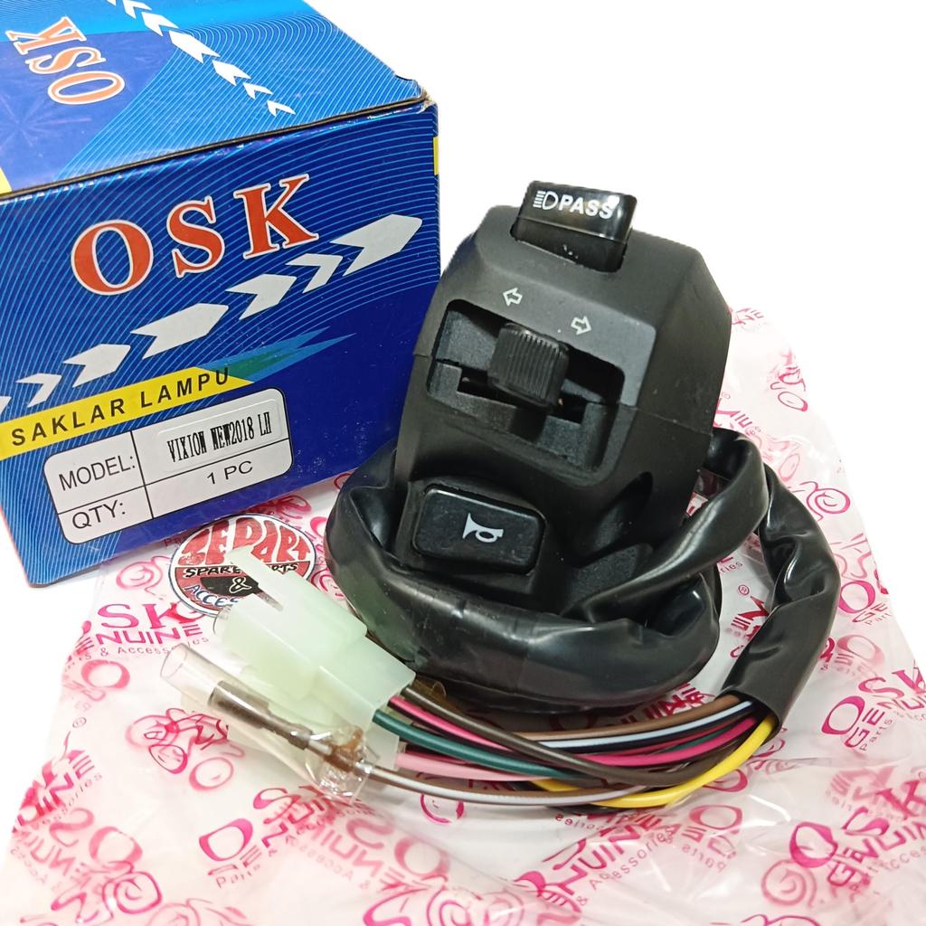 Saklar Vixion New 2018 KIRI Holder Lampu sen klakson New Vixion 18